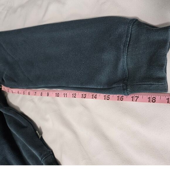 EDDIE BAUER MEN’S CREWNECK SWEATSHIRT – DARK TEAL – SIZE M – COTTON BLEND - Picture 11 of 11